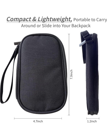 Organizador Electrónico de Viaje DLDD - Estuche para Cables Negro