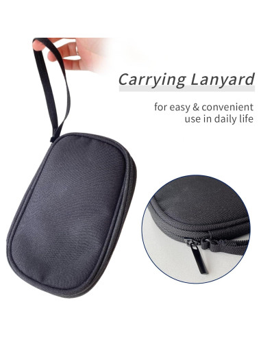 Organizador Electrónico de Viaje DLDD - Estuche para Cables Negro