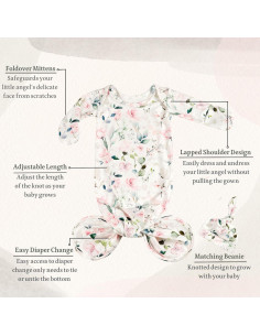 Saco de Dormir para Bebé Giggle Angel 0-3 Meses Rosa 2