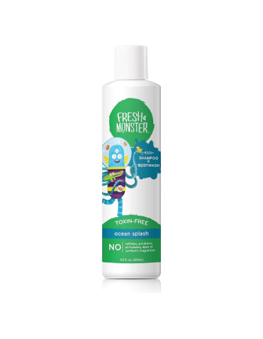 Champú y Gel de Baño 2 en 1 Fresh Monster 240ml Splash Oceánico