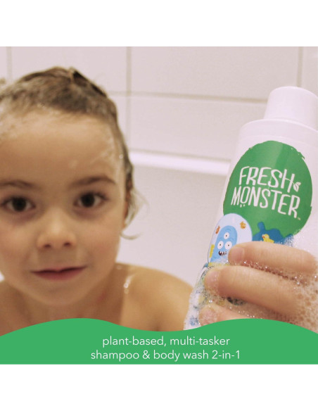 Champú y Gel de Baño 2 en 1 Fresh Monster 240ml Splash Oceánico