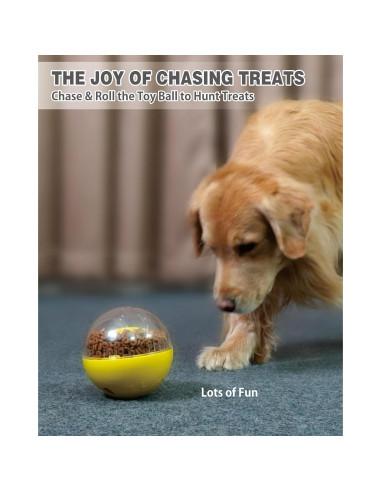 Juguete Interactivo para Perros Aluckmao Amarillo 14cm