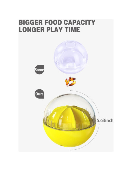 Juguete Interactivo para Perros Aluckmao Amarillo 14cm