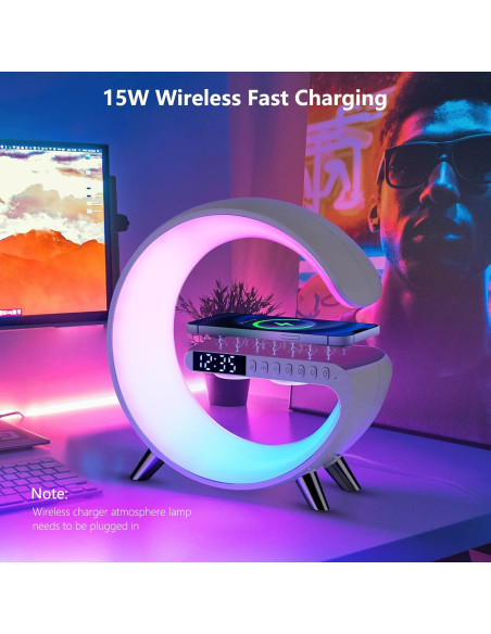 Lámpara de Mesa LED Blingbin con Carga Inalámbrica 15W