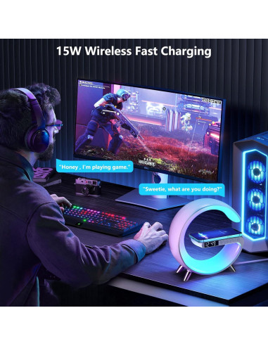 Lámpara de Mesa LED Blingbin con Carga Inalámbrica 15W