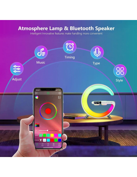 Lámpara de Mesa LED Blingbin con Carga Inalámbrica 15W