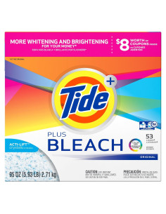 Detergente en Polvo Tide Original con Blanqueador 2.69 kg