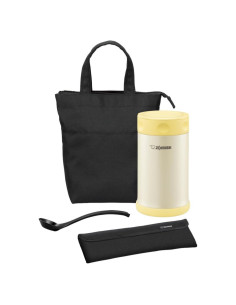 Tarro de Almuerzo Zojirushi 750ml Acero Inoxidable Amarillo