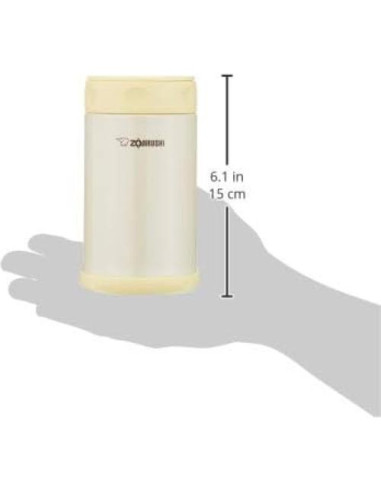 Tarro de Almuerzo Zojirushi 750ml Acero Inoxidable Amarillo