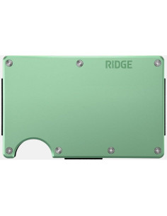 Cartera Minimalista The Ridge para Mujeres - Bloqueo RFID Eucalipto 2