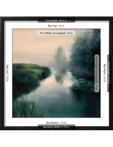 Impresión de Arte en Pared ART.COM Niebla del Crepúsculo 50.8x50.8cm