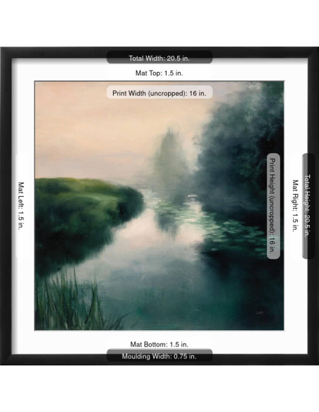 Impresión de Arte en Pared ART.COM Niebla del Crepúsculo 50.8x50.8cm