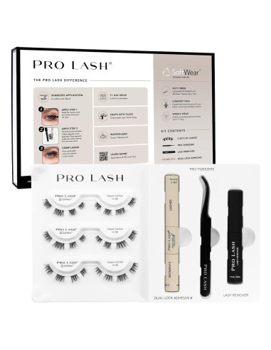 Kit de Pestañas Postizas Pro Lash SoftWear Ojo de Gato No. 08