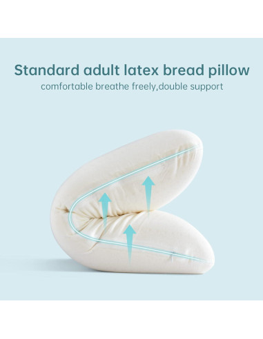 Almohada de Láttex Natural Kiss Dream 60x40cm Extra Suave