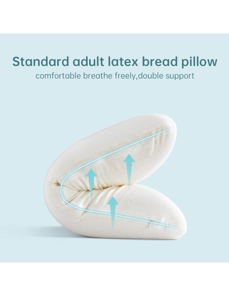 Almohada de Láttex Natural Kiss Dream 60x40cm Extra Suave