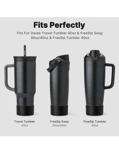 Funda de Silicona Antideslizante Diumepo para Botellas Owala 30/40 oz 2