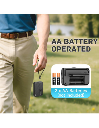 Radio Portátil AM FM SEANCHEER 799, Compacta y Ligera