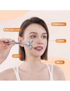 Rodillo Facial Metálico InfiniteRelax 3D Antienvejecimiento 2