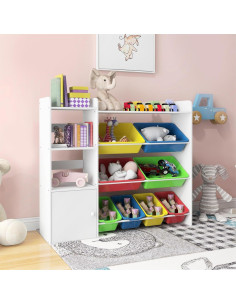 Organizador de Juguetes Xilingol 8 Contenedores 112.5x100 cm 2