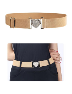 Cinturón Elástico para Montar a Caballo Harrison Howard Beige