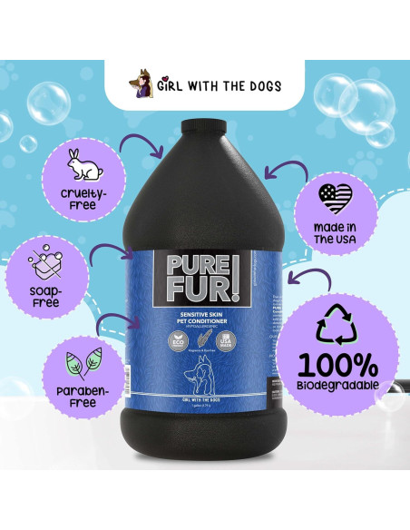 Acondicionador para Mascotas Pure Fur! Chica Con Los Perros 3.78L