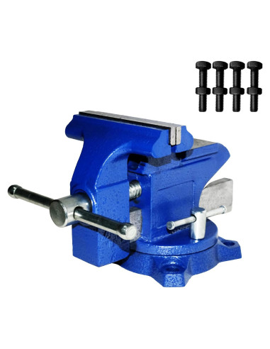 Morsa de Banco PPUMP 11.5 cm Hierro Fundido Azul