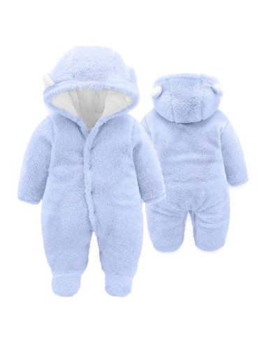 Mono de Invierno Unisex para Bebé 3-6 Meses XMWEALTHY Azul