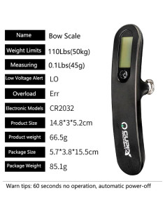 Balanza Digital de Arco FUNTRESS BSC hasta 49.9 kg 2