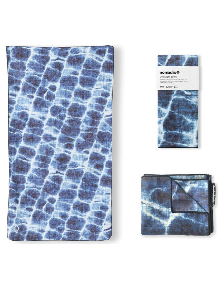 Toalla de Playa Ultraligera Nomadix Agua Azul 76x137 cm