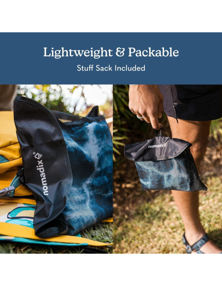 Toalla de Playa Ultraligera Nomadix Agua Azul 76x137 cm