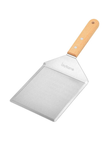 Espátula de Acero Inoxidable Skyflame 30 x 12.7 cm para BBQ