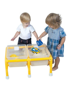 Mesa Sensorial Mini Doble Descubrimiento Children's Factory 27.94x45.72 cm