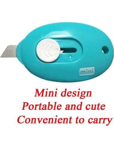 Cortadores de Caja Mini RJWKAZ Retráctiles 3PC Colores