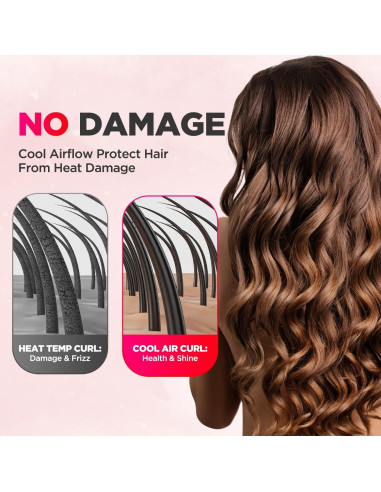 Plancha y Rizador 2 en 1 MiroPure Titanio Rosa 360