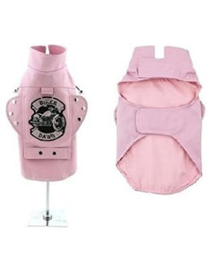 Chaleco de Moto para Perros Biker Dawg Doggie Design Rosa