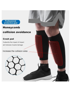 Espinilleras de Fútbol Cialoss Hutui para Niños y Adultos 2