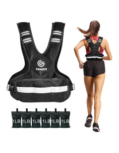 Chaleco con peso ajustable Galguz 1.81-4.54 kg para mujeres