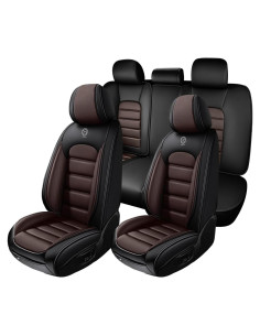 5 Fundas de Asiento Cscevt para Jaguar S-Type 2000-2008 - Cuero Impermeable