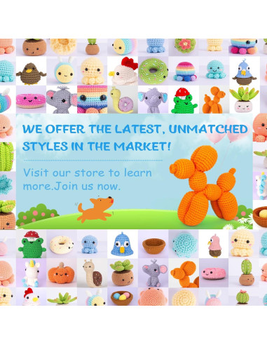Kit de Crochet Crochetta para Principiantes - Perro Globo