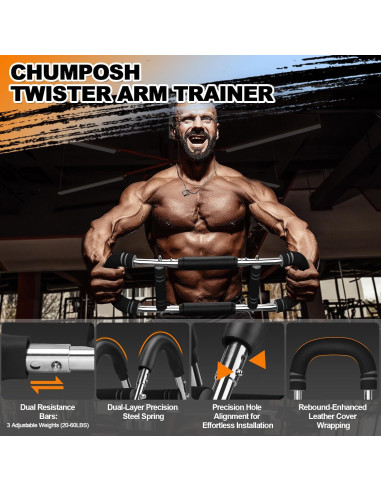 Entrenador de Brazo Twister CHUMPOSH 20-60lbs (9-27kg) Ajustable