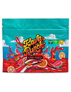 Kava Punch Polvo de Relajación - 30 Porciones, Sin Alcohol
