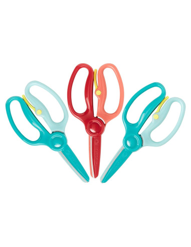 Tijeras de Entrenamiento Fiskars para Niños 3 Años en Adelante - 3 Piezas