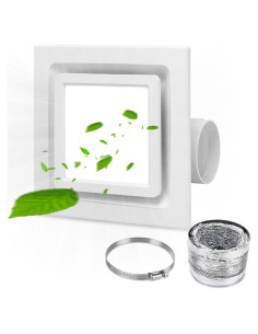 Ventilador Extractor de Baño con Luz LED CMOOD 35W 110 CFM