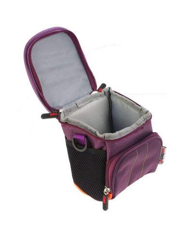 Bolsa de hombro morada Navitech para cámara Kodak Printomatic