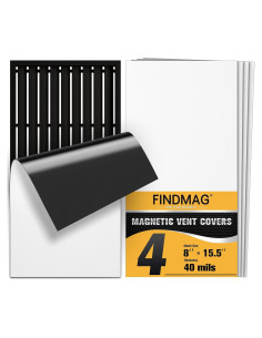 Cubiertas Magnéticas FINDMAG 20.32x39.37 cm - Paquete de 4