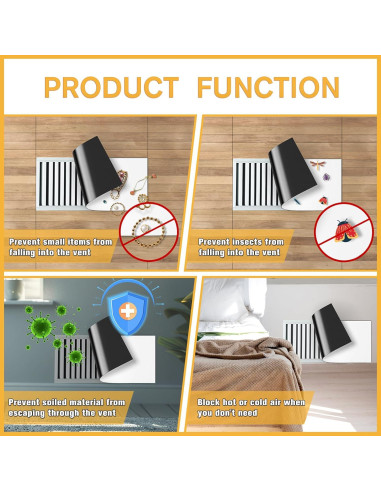 Cubiertas Magnéticas FINDMAG 20.32x39.37 cm - Paquete de 4