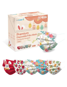 Máscaras Faciales Desechables FriCARE 4 Capas Coloridas 100 Unidades