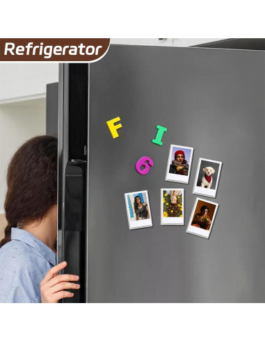 Paquete de 10 Marcos de Fotos Magnéticos LIANHELILAI 5x7.6 cm