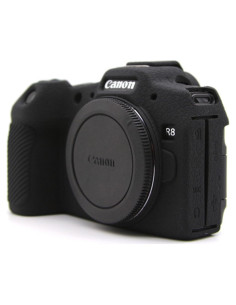 Funda de Silicona Suave EasyHood para Canon EOS R8 - Negra