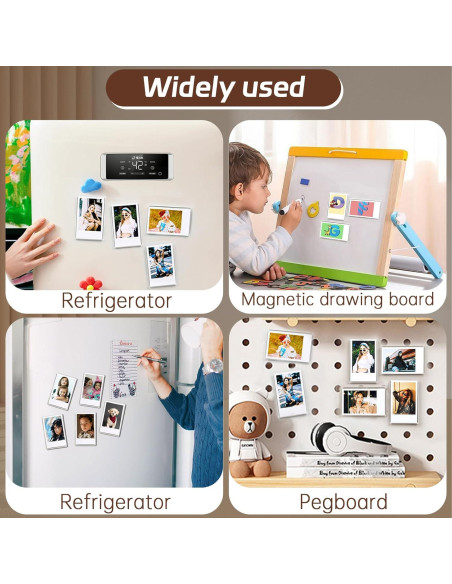 Paquete de 10 Marcos de Fotos Magnéticos LIANHELILAI 5x7.6 cm